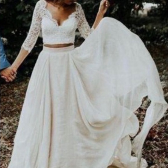 Wedding Dress 2pc - Picture 1 of 2